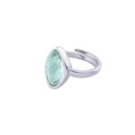 Ring-silver-green