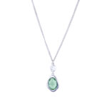 green-snowdrop-necklace-silver